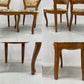 ヨーロピアンクラシカル デザイン European Classical design ダイニングチェア 猫脚 ファブリック イタリア ロココ調 2脚セット 〓