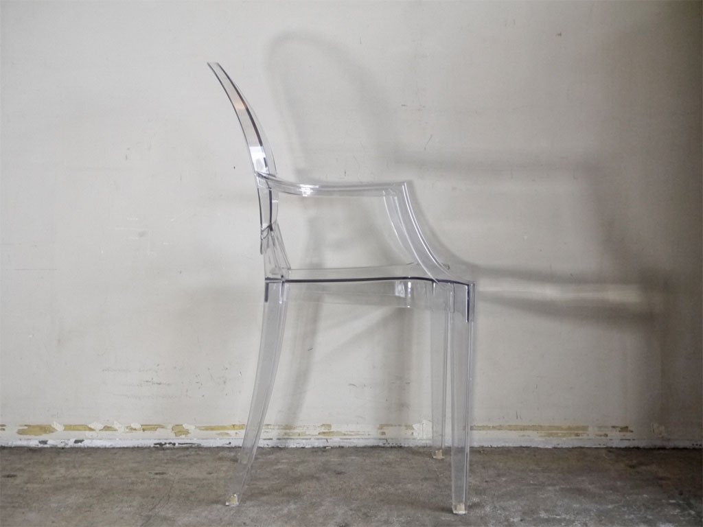 カルテル Kartell ルイゴースト Louis Ghost アームチェア クリスタル スタッキング フィリップ・スタルク B ■