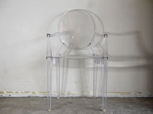 カルテル Kartell ルイゴースト Louis Ghost アームチェア クリスタル スタッキング フィリップ・スタルク A ■