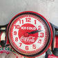 コカ・コーラ Coca Cola ビンテージ 壁掛け時計 ウォールクロック アメリカンダイナー USビンテージ 希少♪