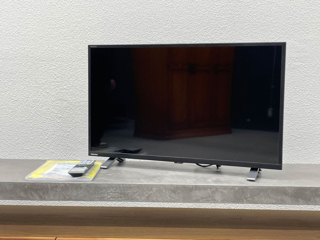 東芝 TOSHIBA レグザ REGZA 液晶テレビ 32V34 32インチ 2021年製 映像美 レグザエンジン PC接続可 リモコン アンテナ線付 〓