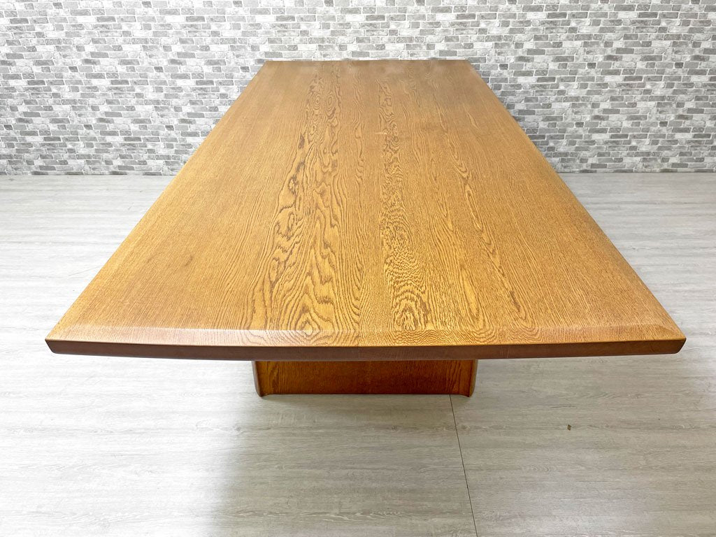 ジャパンビンテージ Japan Vintage ダイニングテーブル オーク無垢材 幅242cm ジャパンミッドセンチュリー ●