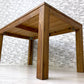アジアン家具 チーク無垢材 ダイニングテーブル ワークテーブル W140cm ビンテージスタイル インドネシア製 ●