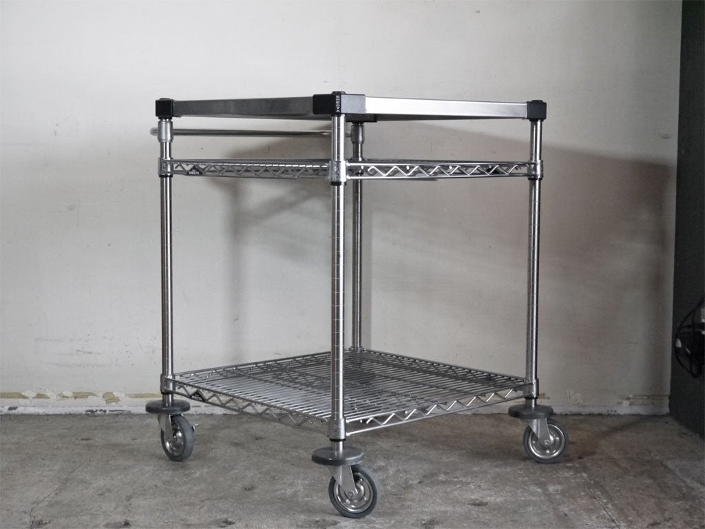 エレクター ERECTA スーパーシリーズ ステンレス キャスターワゴン ワーキングカート スーパーエレクター ■