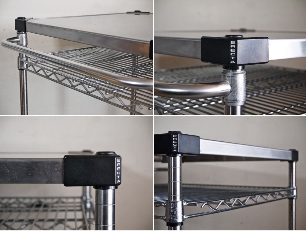 エレクター ERECTA スーパーシリーズ ステンレス キャスターワゴン ワーキングカート スーパーエレクター ■