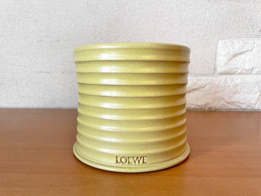 ロエベ LOEWE ハニーサックル キャンドル ホームフレグランス  610g ミディアムサイズ イエロー スペイン 未使用品  ◎