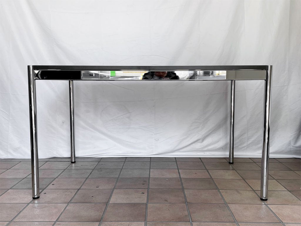 USMハラー USM Haller モジュラーファニチャー Modular Furniture ハラーテーブル プラス デスク ホワイトラミネート アクセスポイント W125cm ◇