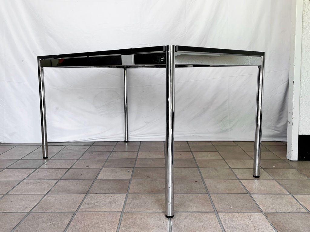 USMハラー USM Haller モジュラーファニチャー Modular Furniture ハラーテーブル プラス デスク ホワイトラミネート アクセスポイント W125cm ◇