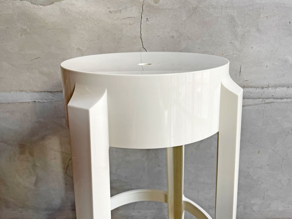 カルテル Kartell チャールズゴースト Charles Ghost ハイスツール ホワイト フィリップ・スタルク Philippe Starck イタリア モダン A♪