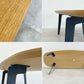 フリッツ ハンセン Fritz Hansen FH61 ジョイン テーブル JOIN Table オーク材 オーバル コーヒーテーブル デンマーク 定価￥135,000- 美品 〓