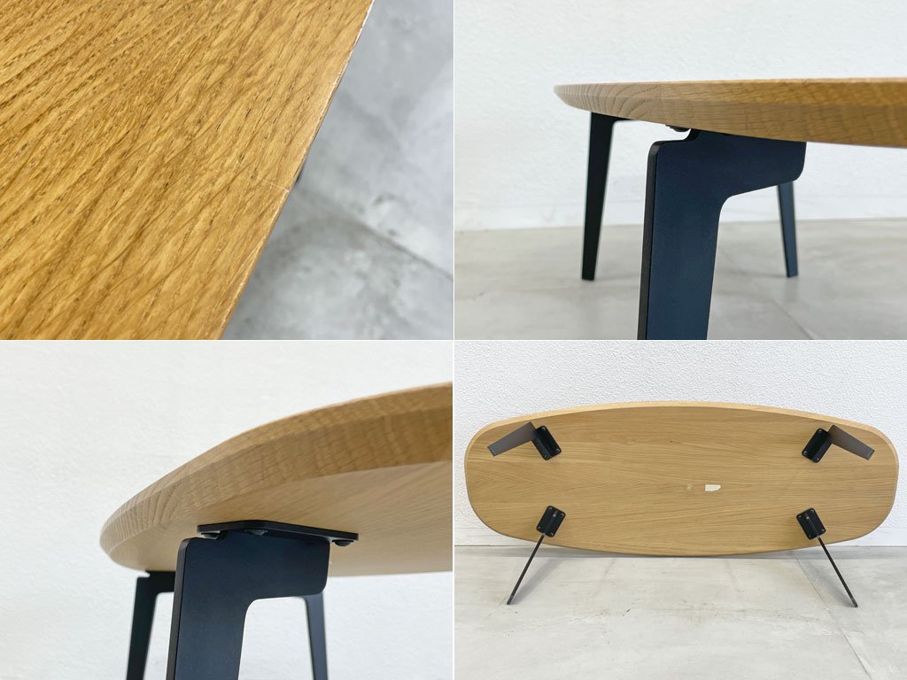 フリッツ ハンセン Fritz Hansen FH61 ジョイン テーブル JOIN Table オーク材 オーバル コーヒーテーブル デンマーク 定価￥135,000- 美品 〓