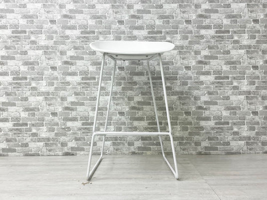 ヘイ HAY アバウト ア スツール ハイ ABOUT A STOOL AAS38 HIGH H85cm ホワイト ポリプロピレン スチール 北欧 デンマーク モダン 定価￥44,000- ●