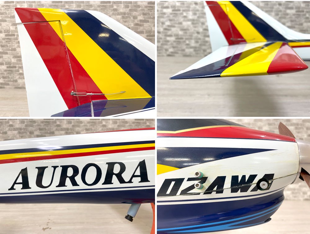 加藤無線 MK オーロラ Aurora 60 ラジコン 飛行機 バルサキット 完成品 絶版 現状品 ●