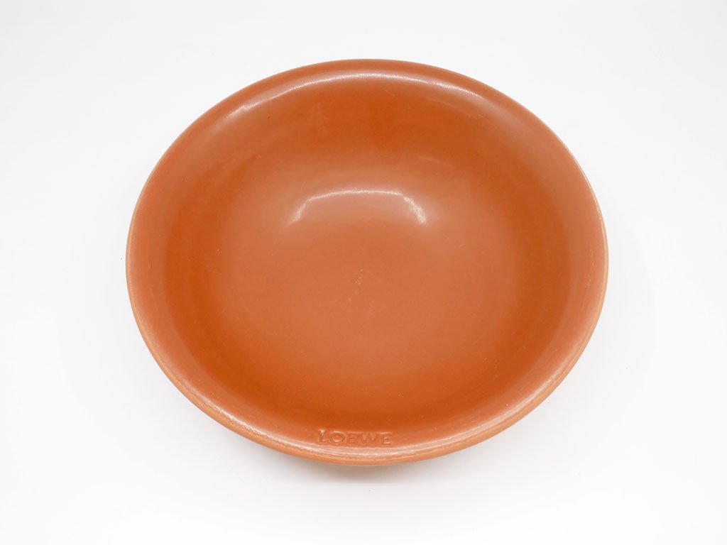 ロエベ LOEWE HOME SCENTS  テラコッタセラミック製 クレイ 陶器 ボウル 非売品 Made in Spain ●