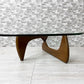 イサムノグチ Isamu Noguchi コーヒーテーブル Coffee Table リプロダクト品 ガラス天板厚20mm デザイナーズ家具 名作 IDC大塚家具取扱 ●