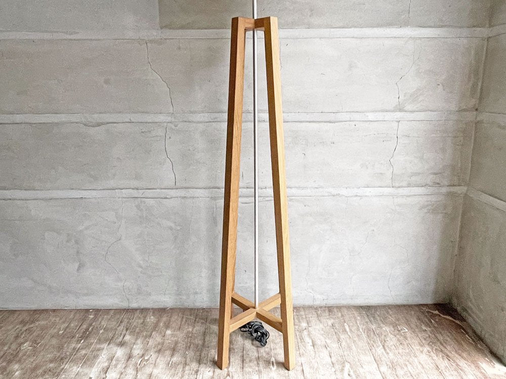 ザ・コンランショップ THE CONRAN SHOP クロス フロア ライトスタンド CROSS FLOOR LIGHT STAND フロアライト ホワイト オーク材 ナチュラル ♪