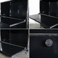 USMハラー USM Haller モジュラーファニチャー ハラーシステム キャビネット グラファイトブラック 1列3
段 フリッツ・ハラー ■