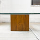 トラックファニチャー TRUCK FURNITURE オーク ガラストップ ローテーブル OAK GLASS-TOP LOW TABLE LIGHT BROWN-GA 参考定価 \100,100-★