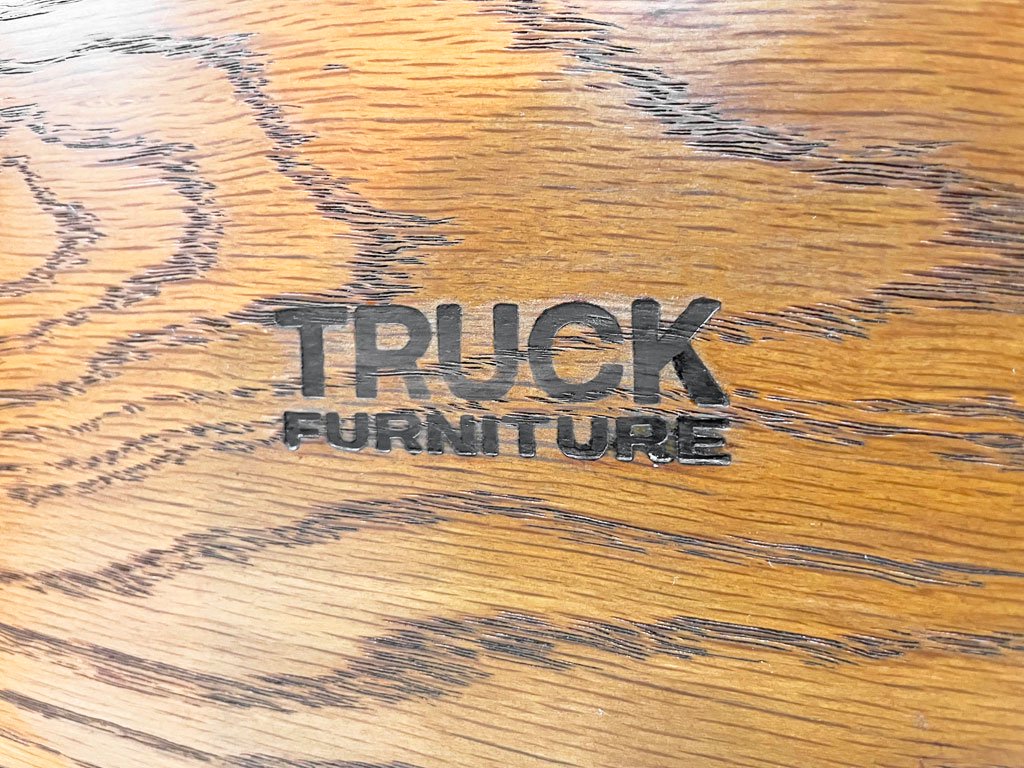 トラックファニチャー TRUCK FURNITURE オーク ガラストップ ローテーブル OAK GLASS-TOP LOW TABLE LIGHT BROWN-GA 参考定価 \100,100-★