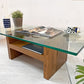 トラックファニチャー TRUCK FURNITURE オーク ガラストップ ローテーブル OAK GLASS-TOP LOW TABLE LIGHT BROWN-GA 参考定価 \100,100-★