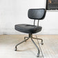 トラックファニチャー TRUCK FURNITURE デスクワークチェア DESKWORK CHAIR アームレス 牛革 ブラック 回転式昇降 参考定価 \123,200- ★