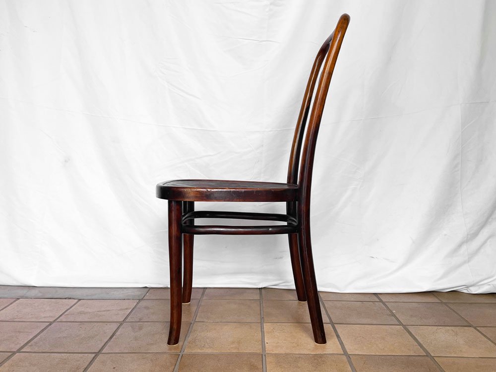 THONET トーネット ベントウッドチェア ダイニングチェア ダークブラウン 曲木 花台 UKビンテージ Vintage 英国 イギリス ◇