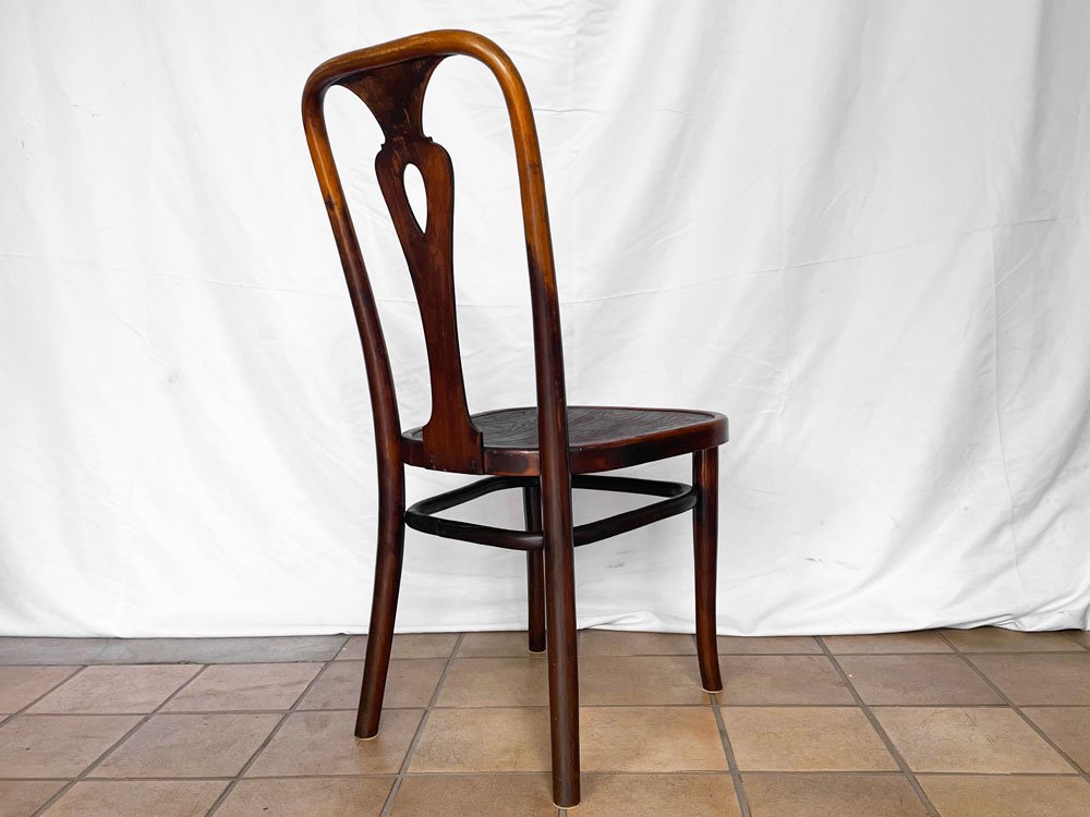 THONET トーネット ベントウッドチェア ダイニングチェア ダークブラウン 曲木 花台 UKビンテージ Vintage 英国 イギリス ◇