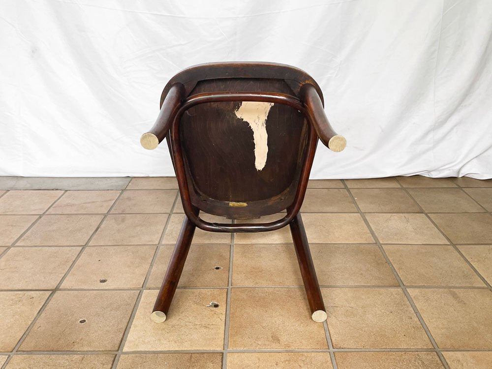 THONET トーネット ベントウッドチェア ダイニングチェア ダークブラウン 曲木 花台 UKビンテージ Vintage 英国 イギリス ◇