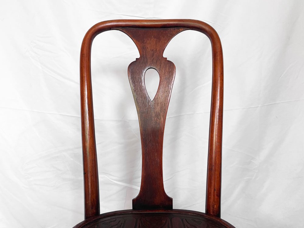 THONET トーネット ベントウッドチェア ダイニングチェア ダークブラウン 曲木 花台 UKビンテージ Vintage 英国 イギリス ◇