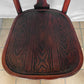 THONET トーネット ベントウッドチェア ダイニングチェア ダークブラウン 曲木 花台 UKビンテージ Vintage 英国 イギリス ◇