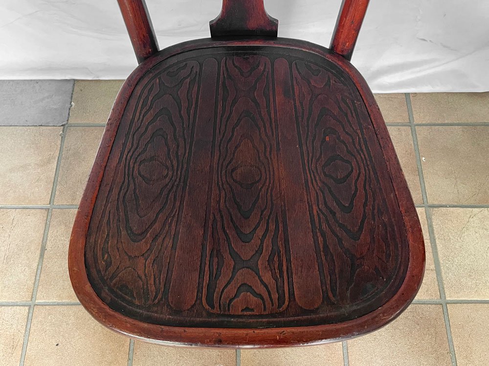 THONET トーネット ベントウッドチェア ダイニングチェア ダークブラウン 曲木 花台 UKビンテージ Vintage 英国 イギリス ◇