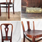 THONET トーネット ベントウッドチェア ダイニングチェア ダークブラウン 曲木 花台 UKビンテージ Vintage 英国 イギリス ◇