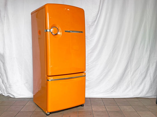 ナショナル National ウィル フリッジ WiLL FRIDGE 冷蔵庫 オレンジ 2001年製 260L レトロ 廃番 希少カラー  ◇