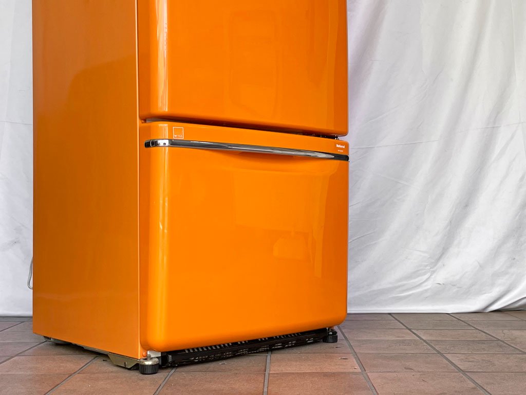 ナショナル National ウィル フリッジ WiLL FRIDGE 冷蔵庫 オレンジ 2001年製 260L レトロ 廃番 希少カラー  ◇