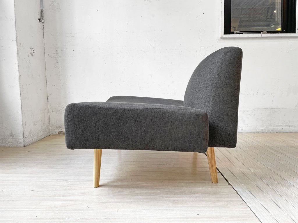 イデー IDEE アーオ ソファ AO SOFA 1Pソファ パーソナルチェア ファブリック チャコール オーク材 岡嶌要  ★