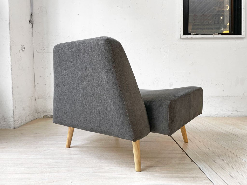 イデー IDEE アーオ ソファ AO SOFA 1Pソファ パーソナルチェア ファブリック チャコール オーク材 岡嶌要  ★