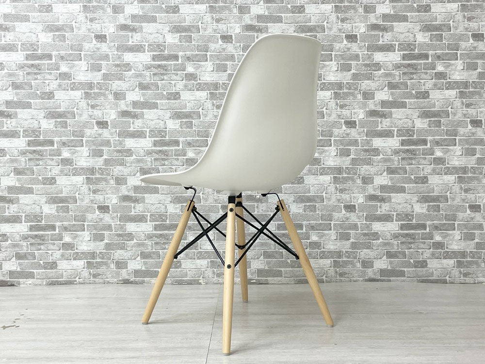 ハーマンミラー Herman Miller サイドシェルチェア ポリプロピレン ホワイト ドゥエル ダヴェルレッグ C&R イームズ ミッドセンチュリー B ●