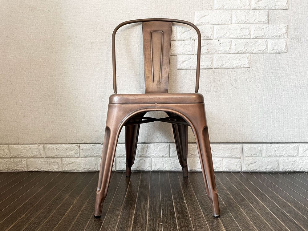インダストリアルデザイン Industrial Design カッパーチェア COPPER CHAIR サイドチェア ダイニングチェア アンティークコッパー色 トリックススタイル B ◎