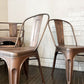 インダストリアルデザイン Industrial Design カッパーチェア COPPER CHAIR サイドチェア ダイニングチェア アンティークコッパー色 トリックススタイル B ◎