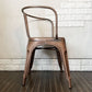 インダストリアルデザイン Industrial Design カッパーアームチェア COPPER ARM CHAIR ダイニングチェア アンティークコッパー色 トリックススタイル B ◎