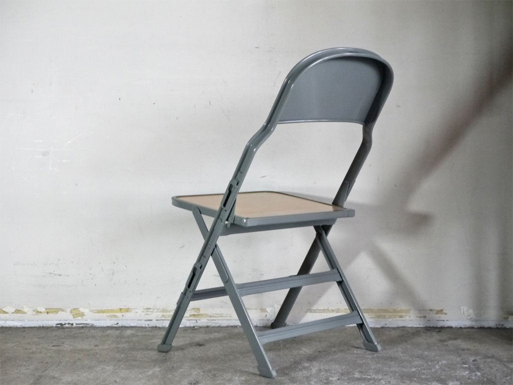 クラリン CLARIN フォールディングチェア ウッドシート WOOD SEAT FOLDING CHAIR 折畳 USA 米国 P.F.S 取扱 ■