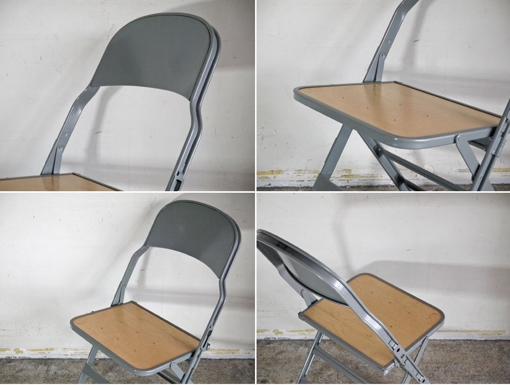 クラリン CLARIN フォールディングチェア ウッドシート WOOD SEAT FOLDING CHAIR 折畳 USA 米国 P.F.S 取扱 ■