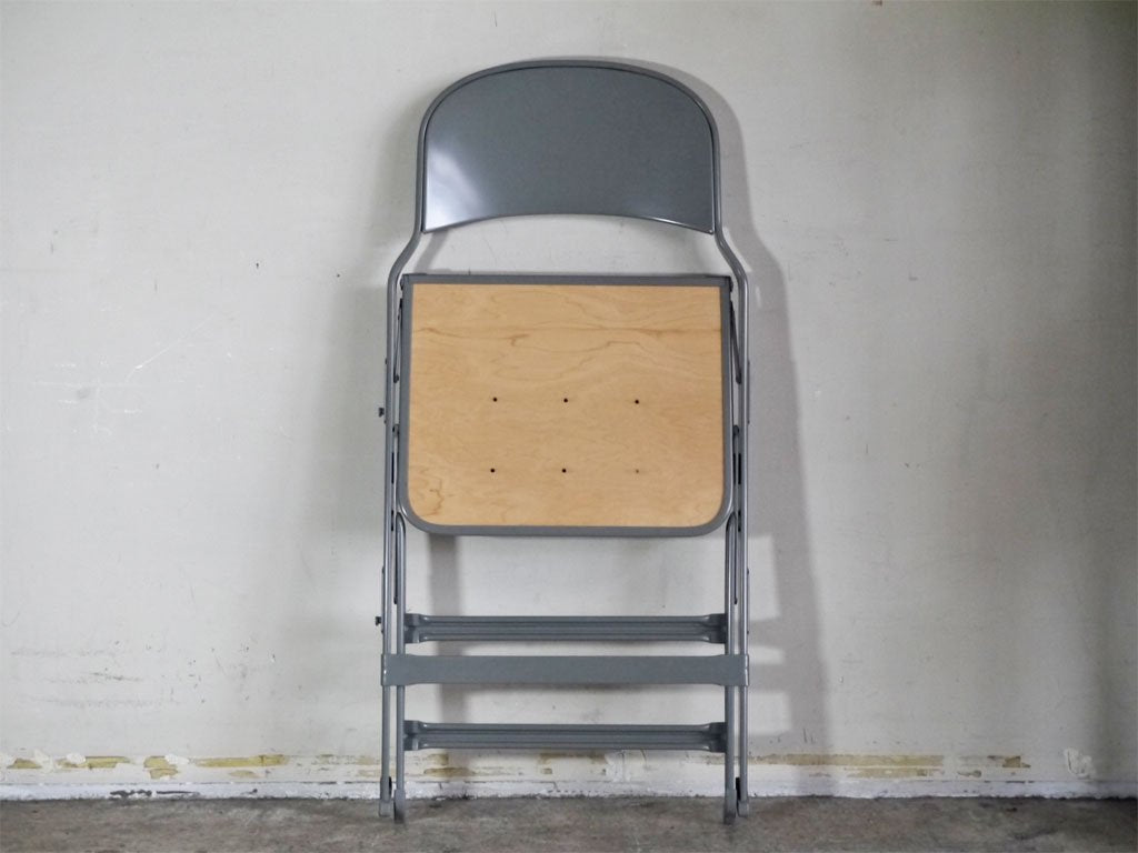 クラリン CLARIN フォールディングチェア ウッドシート WOOD SEAT FOLDING CHAIR 折畳 USA 米国 P.F.S 取扱 ■