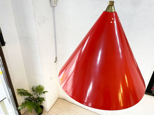 イデー IDEE ベルイランプ BERG LAMP ペンダントライト アルミニウム レッド インダストリアル 参考定価 : \30,300-★