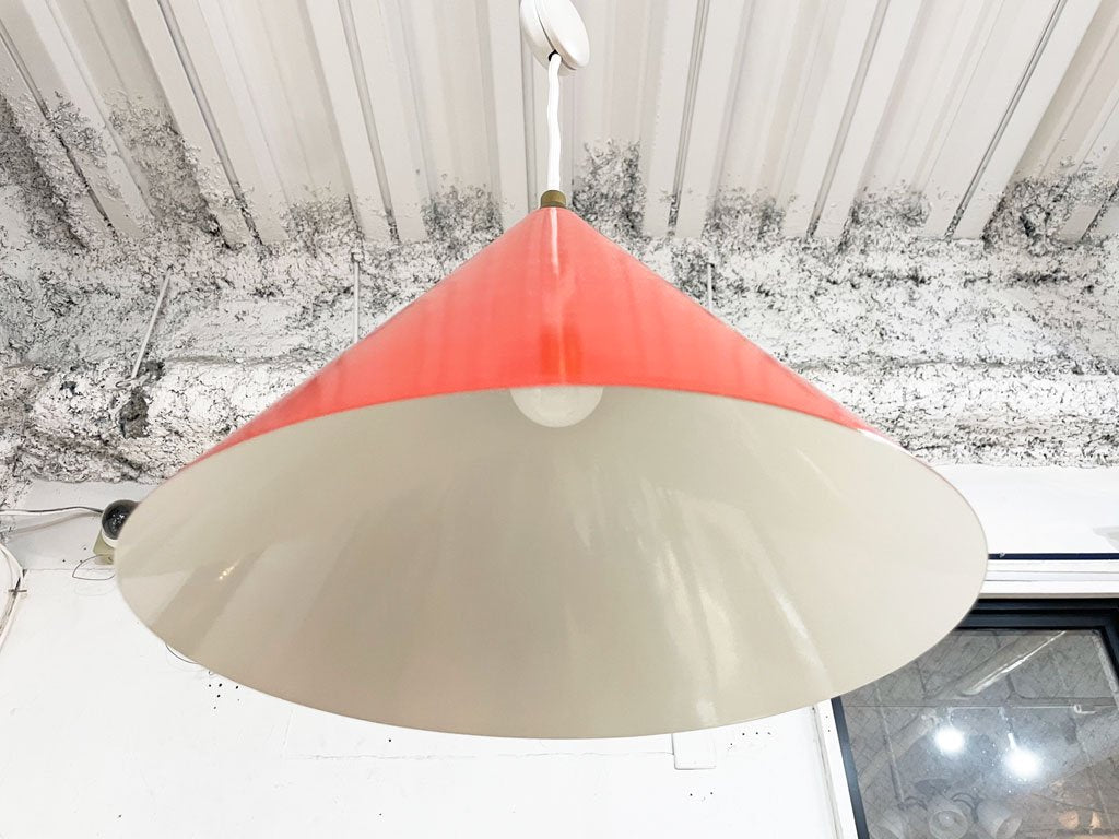 イデー IDEE ベルイランプ BERG LAMP ペンダントライト アルミニウム レッド インダストリアル 参考定価 : \30,300-★