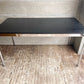 USMハラー USM Haller モジュラーファニチャー Modular Furniture ハラーテーブル ワークデスク ブラックウッド天板 W150cm 高さ調整機能付 ♪