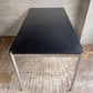 USMハラー USM Haller モジュラーファニチャー Modular Furniture ハラーテーブル ワークデスク ブラックウッド天板 W150cm 高さ調整機能付 ♪