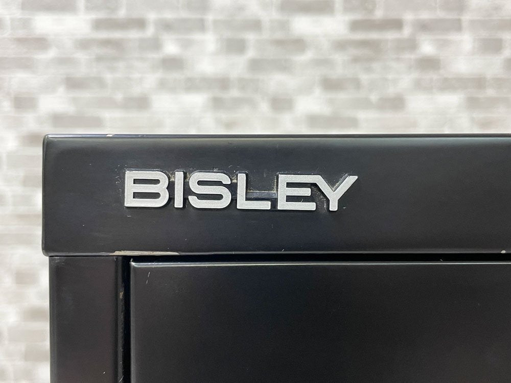 ビスレー BISLEY BASIC シリーズ BA3/CD 4段 ブラック デスクキャビネット ワゴン キャスター付き 廃番 オフィス家具 英国 イギリス ●