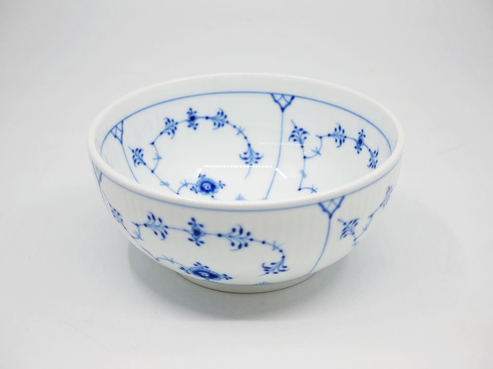 ロイヤルコペンハーゲン ROYAL COPENHAGEN ブルーフルーテッド プレイン Blue Fluted Plain ボウル Φ13cm デンマーク 北欧食器 B ●