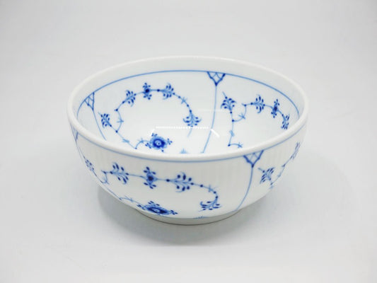 ロイヤルコペンハーゲン ROYAL COPENHAGEN ブルーフルーテッド プレイン Blue Fluted Plain ボウル Φ13cm デンマーク 北欧食器 B ●